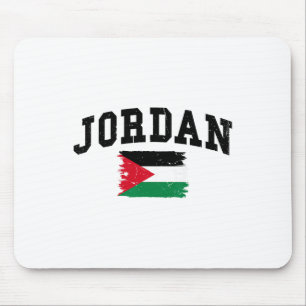 Hashemite Kingdom Of Jordan Country Flag Vacation  Mouse Pad