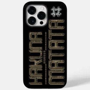 Hashtag 3D Hakuna Matata Beautiful Amazing Text   Case-Mate iPhone 14 Pro Max Case