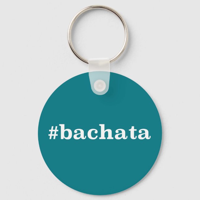 Hashtag Bachata Keychain (Front)
