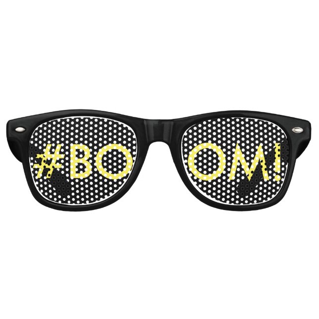 Hashtag BOOM! Retro Sunglasses (Front)