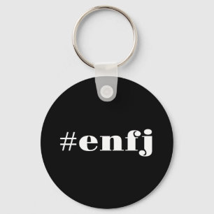 hashtag enfj personality pride keychain