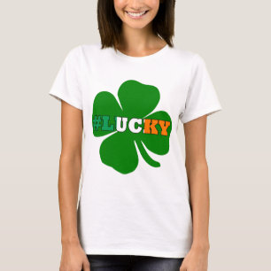Hashtag feck text Irish St Patricks T-Shirt