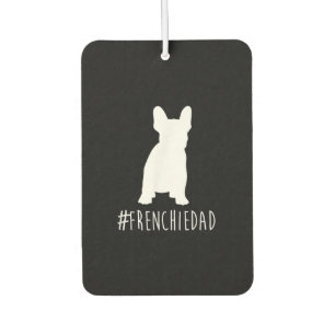 hashtag frenchie dad french bulldog dad gift air freshener