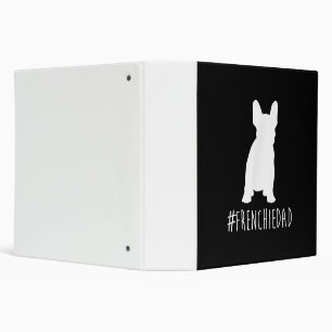 hashtag frenchie dad   french bulldog dad gift binder