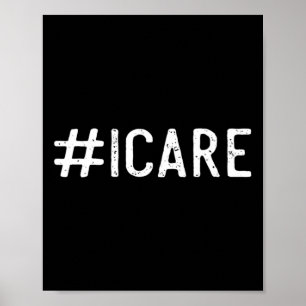 Hashtag Icare Suicide Prevention Awareness  Poster