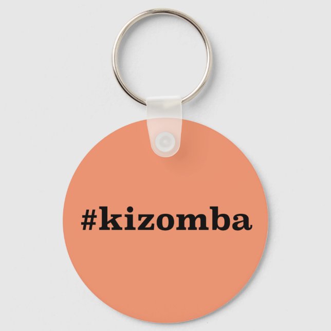 Hashtag Kizomba Keychain (Front)