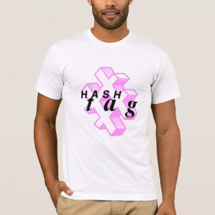 Hashtag Minimalist T-Shirt Trendy Social Media S