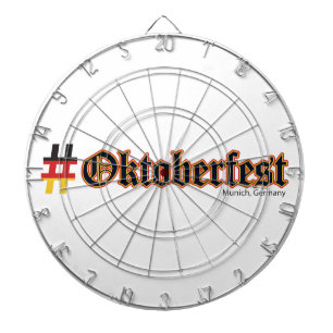 Hashtag Oktoberfest Dartboard