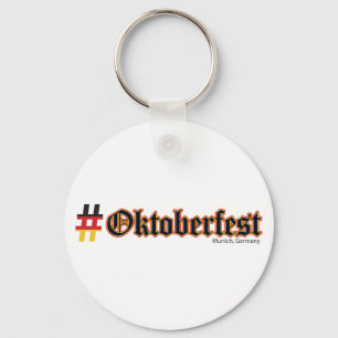 Hashtag Oktoberfest Keychain