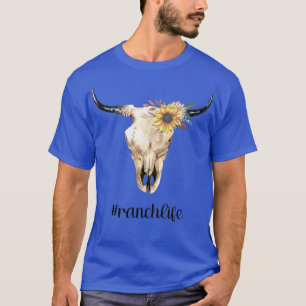 Hashtag Ranch Life ranchlife Womens Rancher Farmer T-Shirt