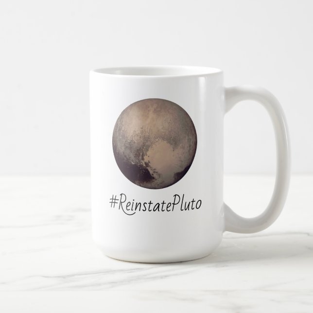 Hashtag ReinstatePluto Coffee Mug (Right)