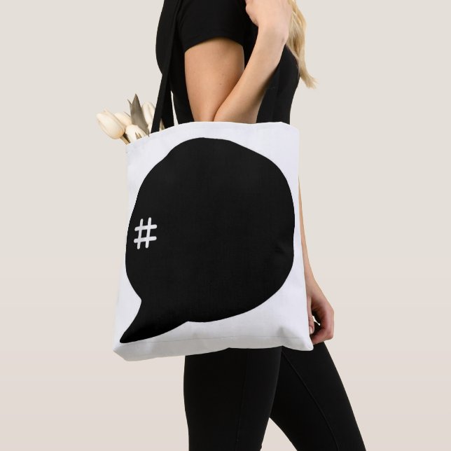 Hashtag # Sac fourre-tout (De près)