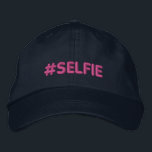 Hashtag Selfie Embroidered Hat<br><div class="desc">Hashtag Selfie embroidery.
Introducing</div>