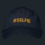Hashtag Selfie Embroidered Hat<br><div class="desc">Hashtag Selfie embroidery. 




Introducing</div>