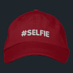 Hashtag Selfie Embroidered Hat<br><div class="desc">Hashtag Selfie embroidery. 




Introducing</div>