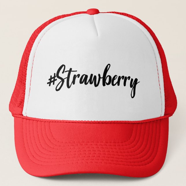 Hashtag Strawberry Hat (Front)