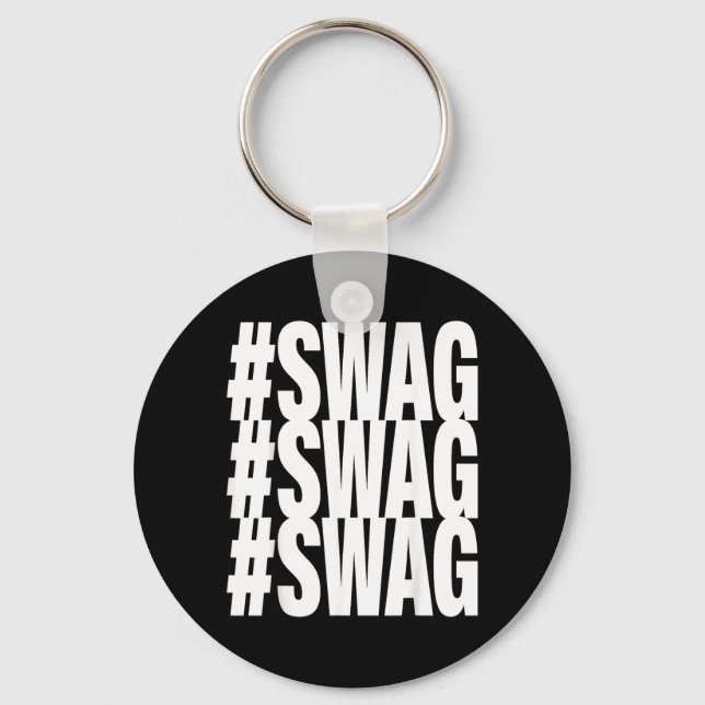 Hashtag Swag Keychain (Front)