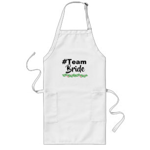 Hashtag Team Bride Long Apron