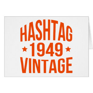 Hashtag Vintage 1949