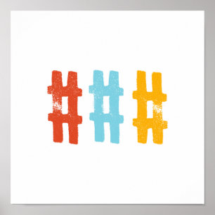hashtag  wall art