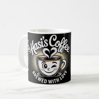 Hasi’s Coffee Cute Smiling Cup Mug 