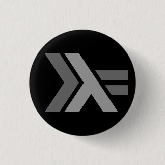 Haskell Thompson-Wheeler logo 1 Inch Round Button