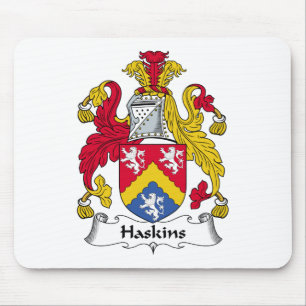 Haskins Family Crest Mouse Pad