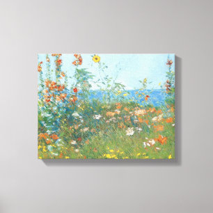 Hassam's "Poppies, Isle of Shoals" - Wrapped Canvas Print