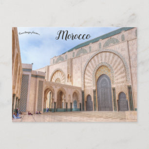 Hassan All Mosque Casablanca Maroc Carte postale