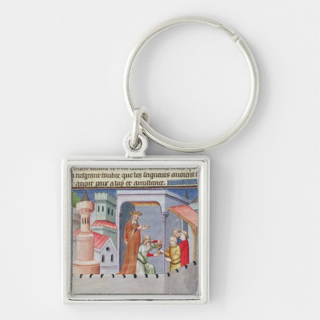 Hassan i Sabbah leading the initiations Keychain (Front)