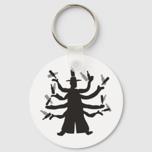 Hassidic Bottle Dance Keychain