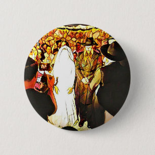 Hassidic Wedding 2 Inch Round Button