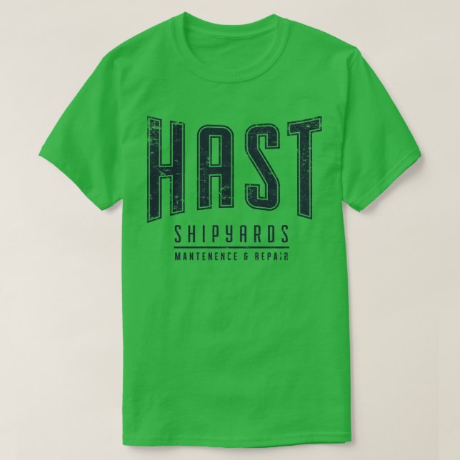 HAST Shipyards T-Shirt (Design Front)