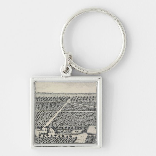 Hastie Vineyard, California Keychain (Front)