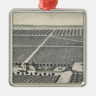 Hastie Vineyard, California Metal Ornament