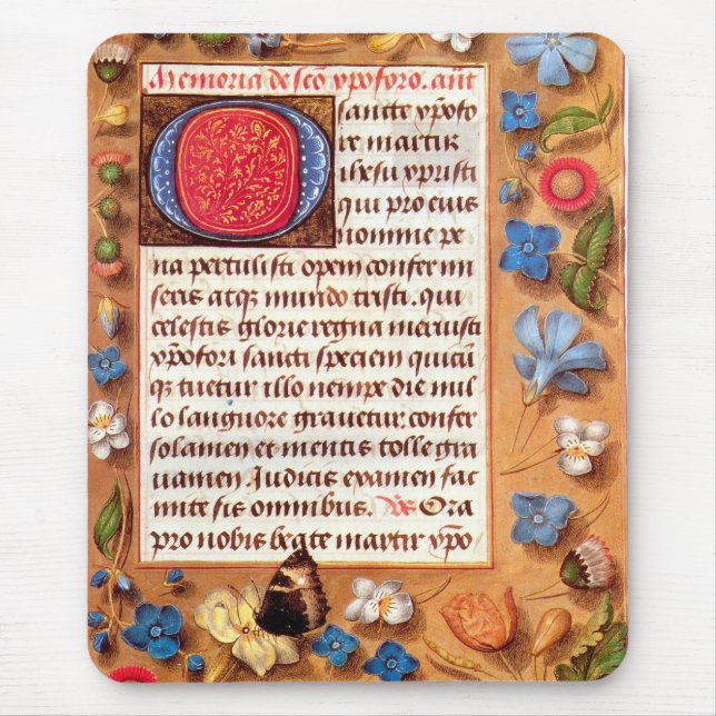 Hasting Book of Hours Mousepad (Front)