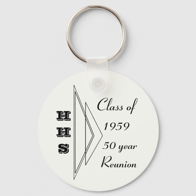 Hastings class of 1959 50 year reunion keychain (Front)