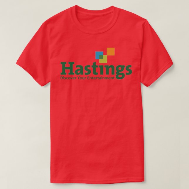 Hastings Entertainment T-Shirt (Design Front)