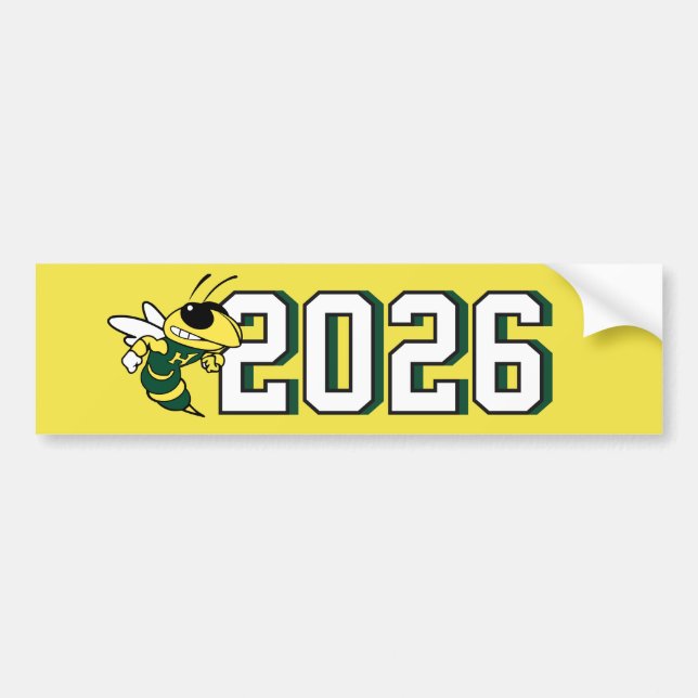 Hastings NY Buzz Grad YEAR Bumper Sticker (Front)