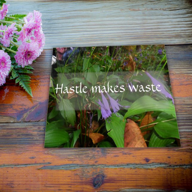 Hastle fait des déchets sagesse affiche de verdure (Créateur téléchargé)