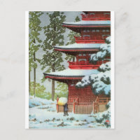 Hasui Kawase Winter Scene