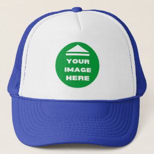 Hat - Add Your Image - Royal - Personalized 