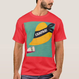 Hat And Bottle Campari Poster T-Shirt