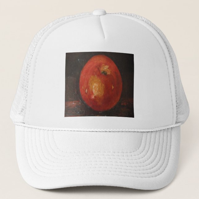 Hat Ann Hayes Painting Apple (Front)