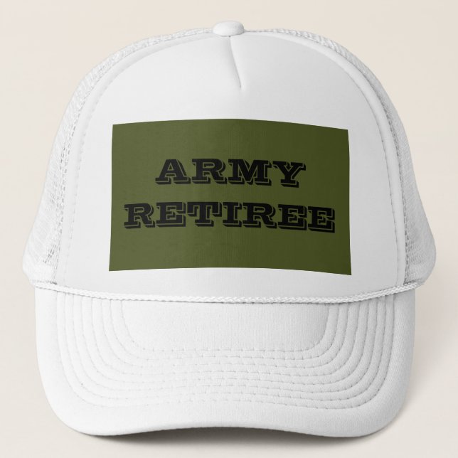 Hat Army Retiree (Front)