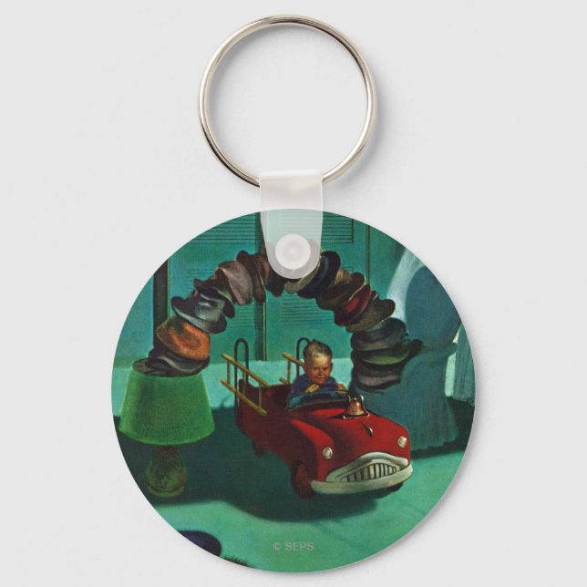 Hat Bridge Keychain (Front)