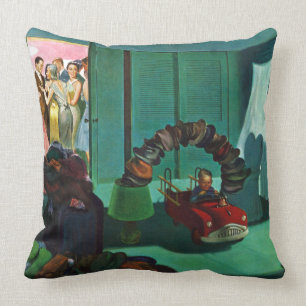 Hat Bridge Throw Pillow