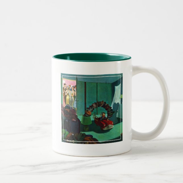 Hat Bridge Two-Tone Coffee Mug (Right)