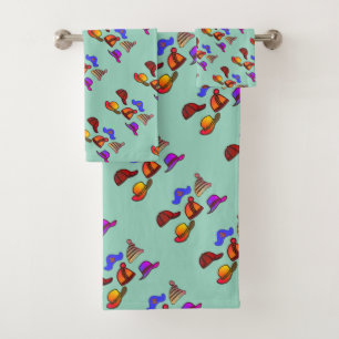 Hat Collection Kids Aqua     Bath Towel Set