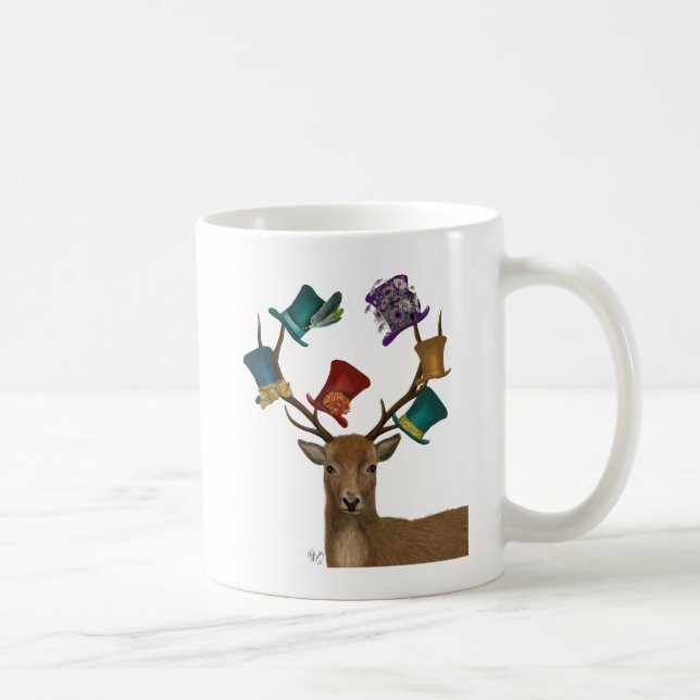 Hat Collector Deer Coffee Mug (Right)